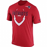 Men's New England Patriots Team Logo Red Nike Short Sleeve T-Shirt FengYun,baseball caps,new era cap wholesale,wholesale hats